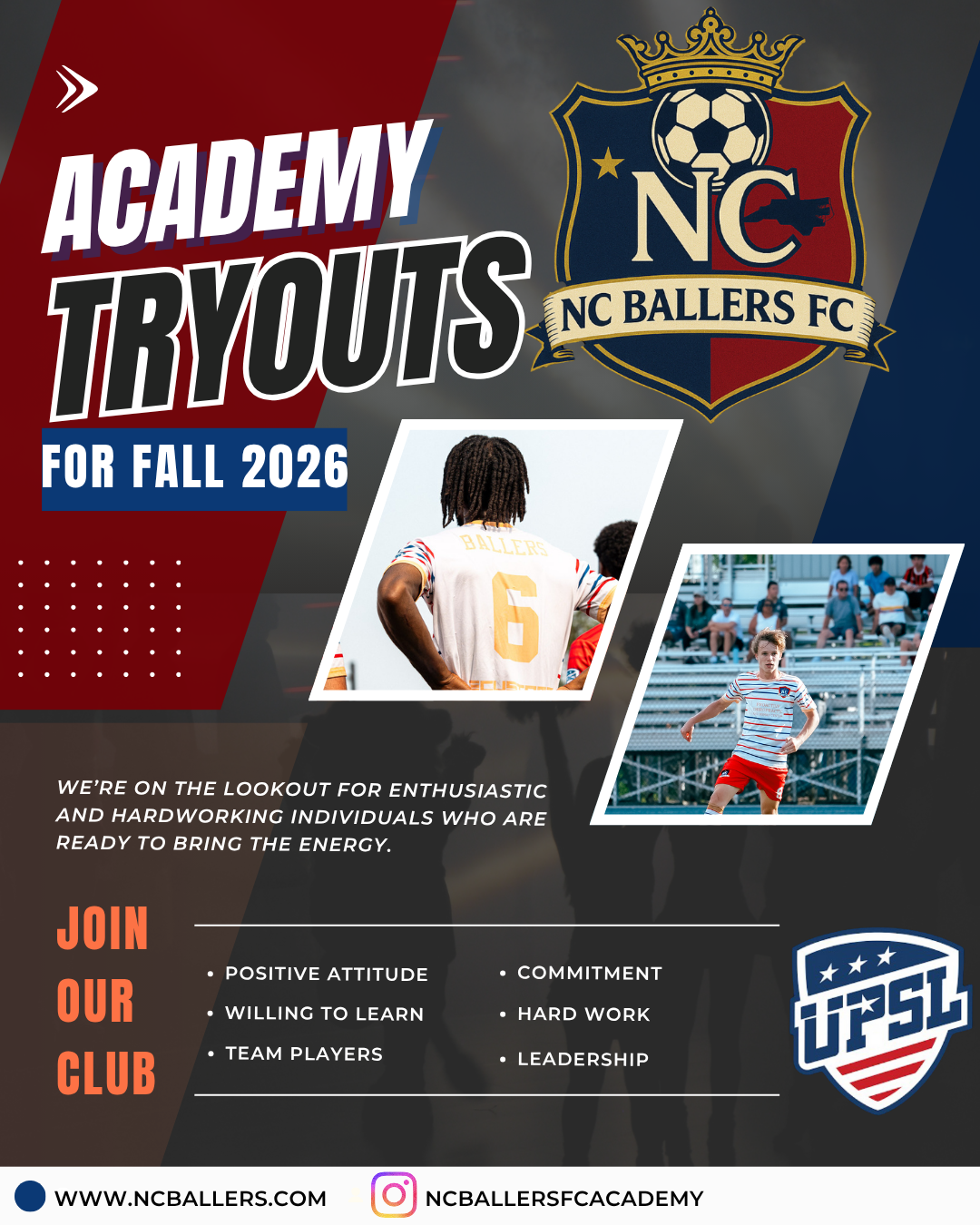 YOUTH ACADEMY REGISTRATION