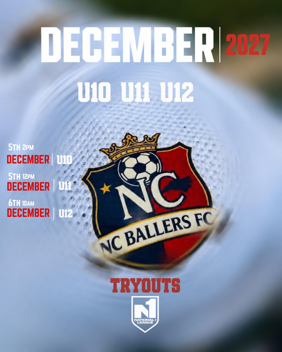 U10 U11 U12 Tryouts